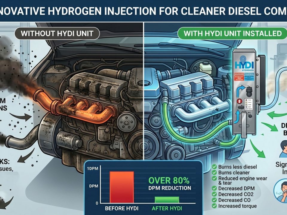 Diesel Particulate Matter Reduction - HYDI Hydrogen Direct Injection